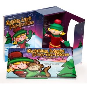 Christina Marie Elf Fun Pop-In-Kins Hide and Seek Family Fun Color Mini Book